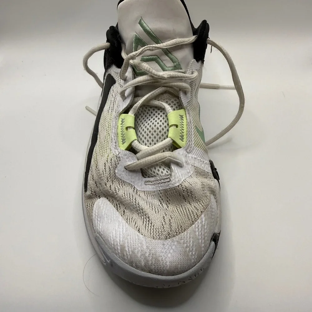 Nike Giannis Immortality 2 White Black Barely Volt DQ1943-101 Womens 6.5 / 5Y